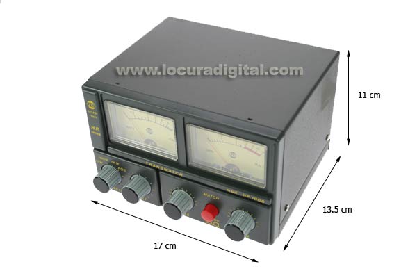 Transmatch ZETAGI HP1000 (antenna coupler)   meter 26-28 Mhz. 500w