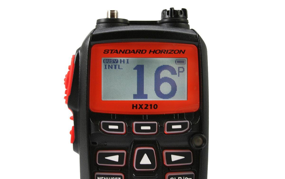 STANDARD HORIZON HX-210E Walkie VHF banda Marina IPX7 sumergible