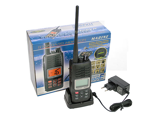 hx290e standard horizon. walkie talkie náutico sumergible y flotante.