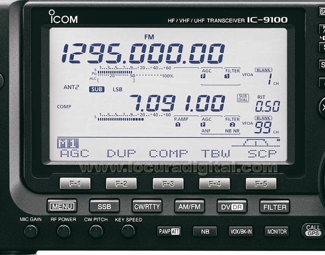 ICOM IC-9100 TRANSCEPTOR HF/VHF/UHF