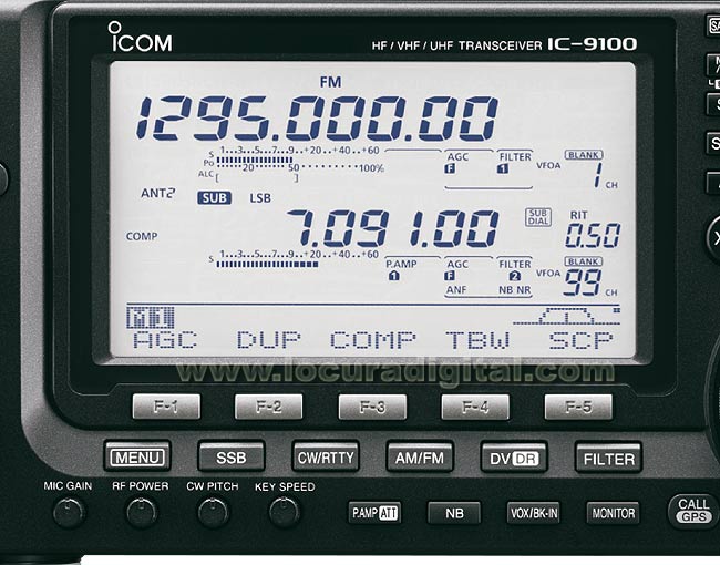 ICOM IC-9100 Transceptor HF / VHF / UHF