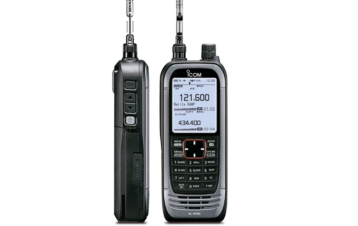 ICOM IC-R30 Scaner Analogico y Digital Frecuencia 0,1 -3304.99 MHz. 