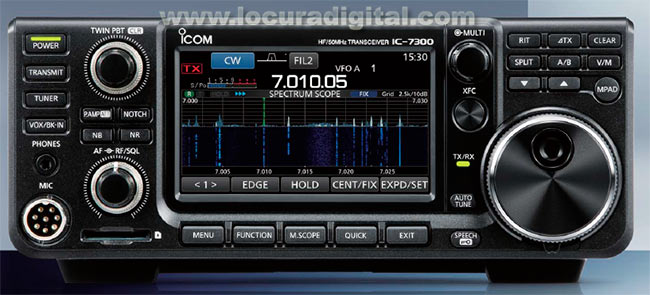 ICOM IC-7300 Transceptor base HF / 50 / 70 Mhz. 