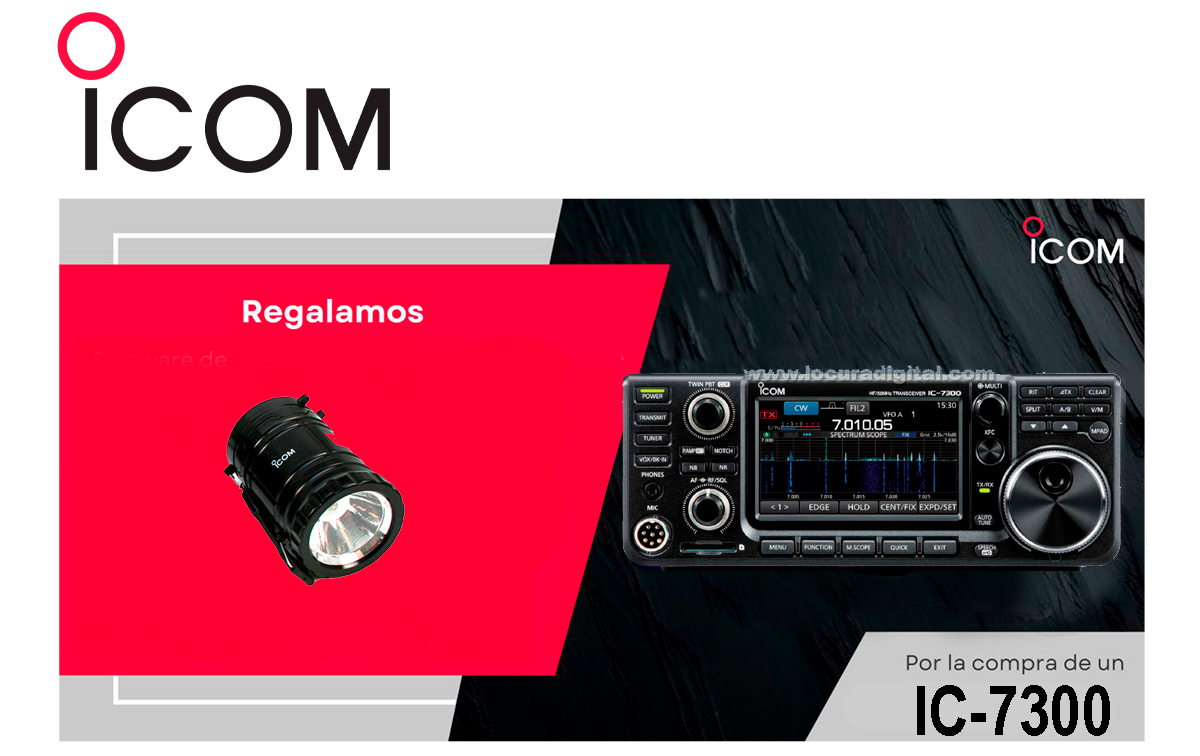 IC-7300M(IC7300M) アイコム ICOM ＋ DM-330MV(DM330MV) アルインコ ALINCO 安定化電源 お得なセット商品 | ICOM IC-7300 (HF +50MHz SSB⁄CW⁄RTTY⁄AM⁄FM 100W