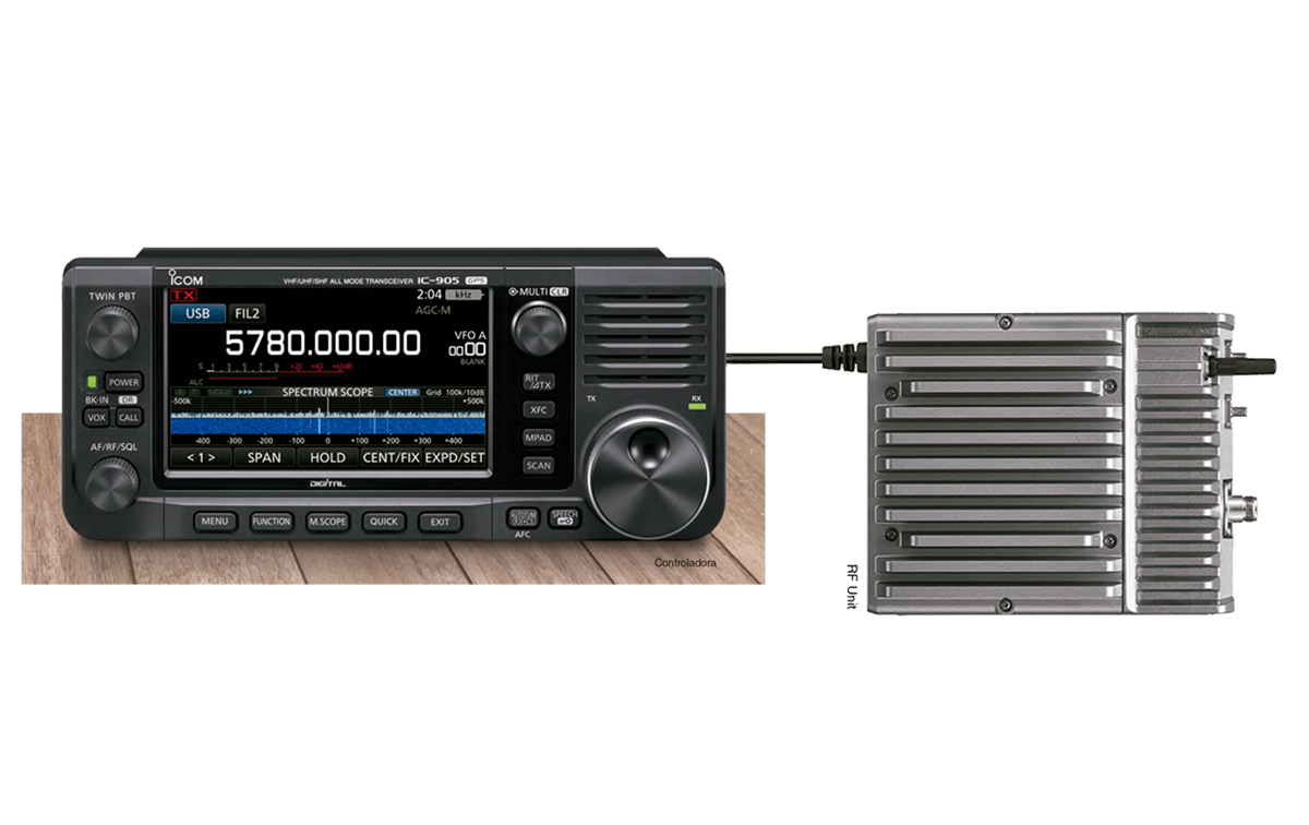 icom ic-905 transceptor multibanda vhf/uhf/shf