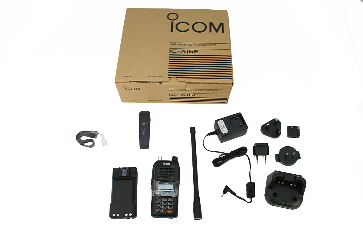 ICOM IC-A16 V22 (Versión 22) Walkie banda Aérea IP67, 6 watios 