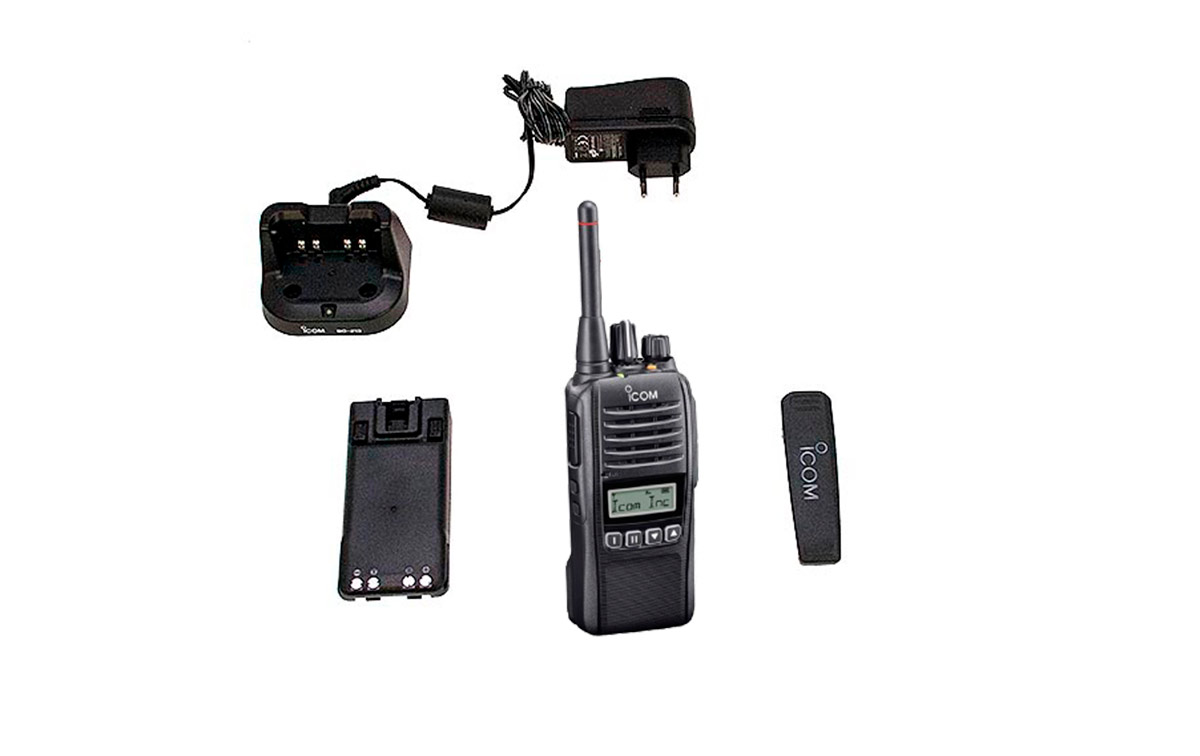 ic-f29sdr walkie talkie analógico pmr 446 y digital dpmr 446 