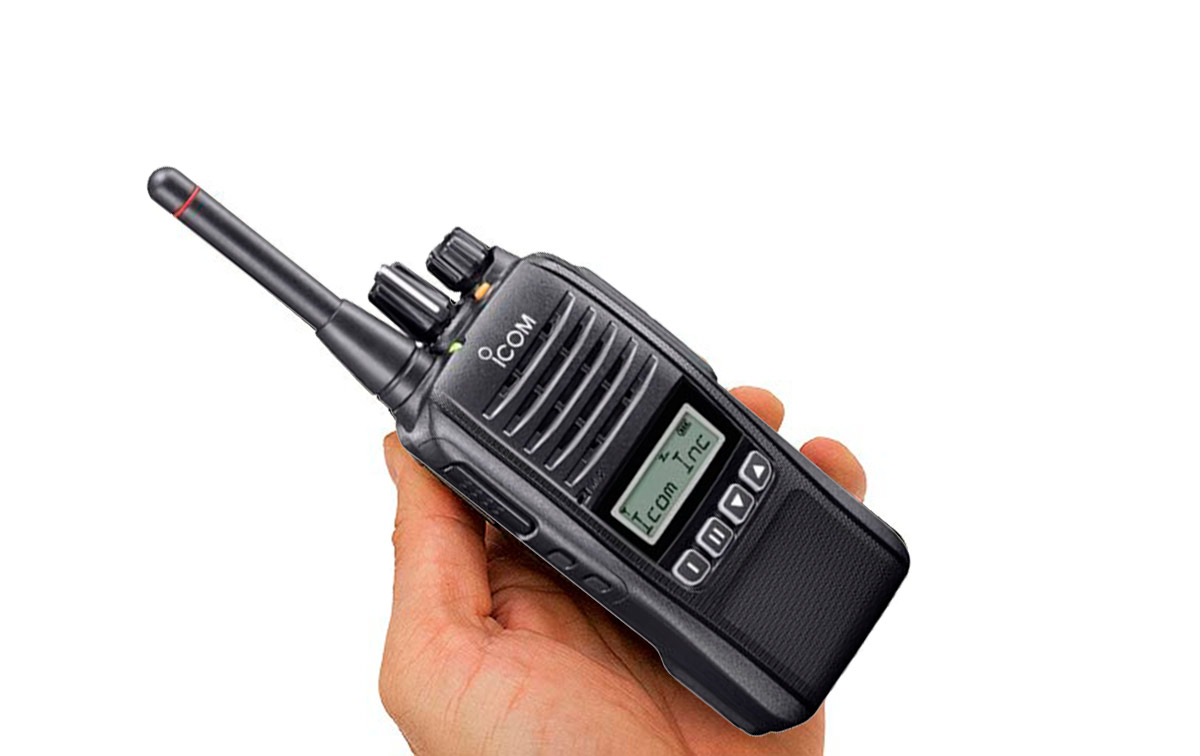 ic-f29sdr walkie talkie analógico pmr 446 y digital dpmr 446 