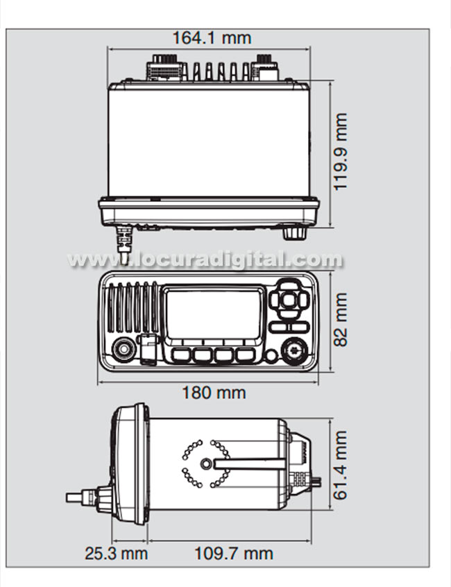 ICOM IC-M330GE Marine Transceiver