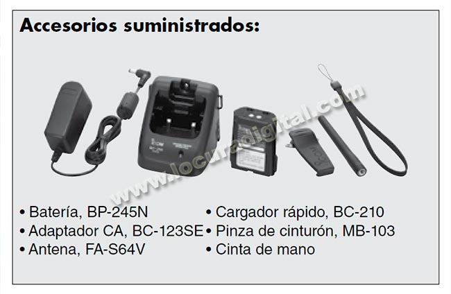 ic-m73 walkie marino vhf proteccion ipx8, alta potencia 6 watios 