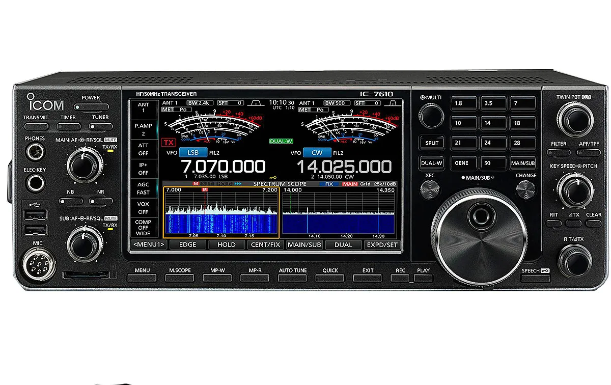 ICOM IC-7610 Transceptor HF / 50MHz Todo Modo.