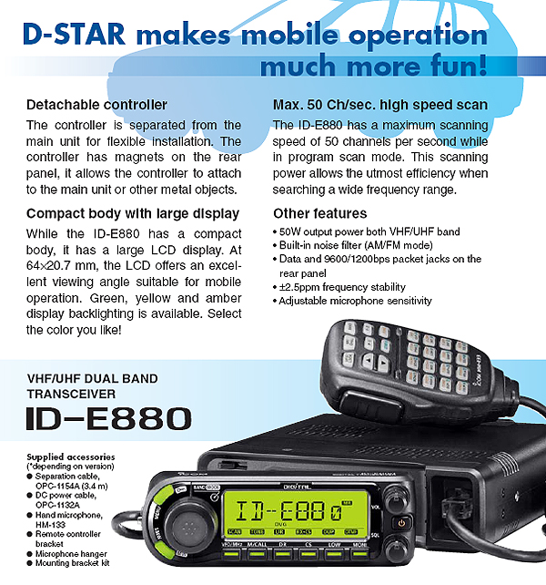 ICOM IDE880