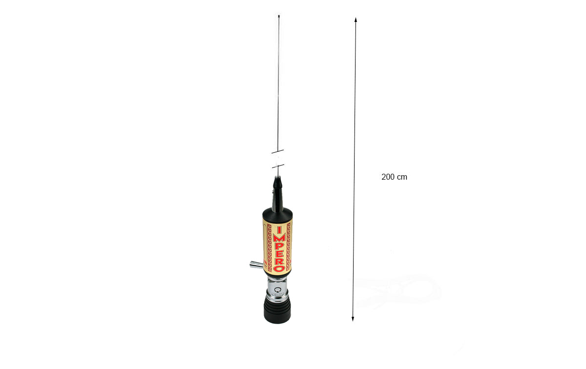 LEMM IMPERO GOLD PL Antena abatible PL CB27mhz Longitud 200 cm 