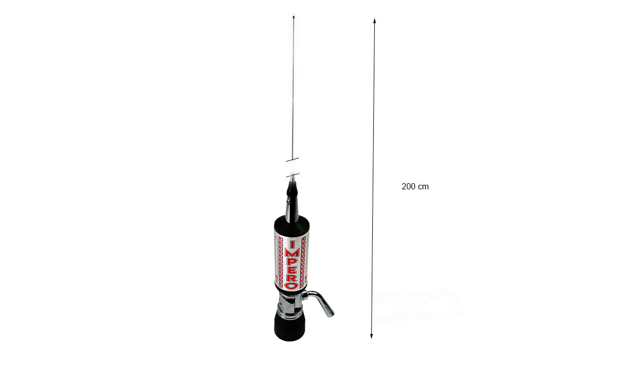 LEMM SHUTTLE 60001PL Antena abatible PL CB27mhz Longitud 200 cm 