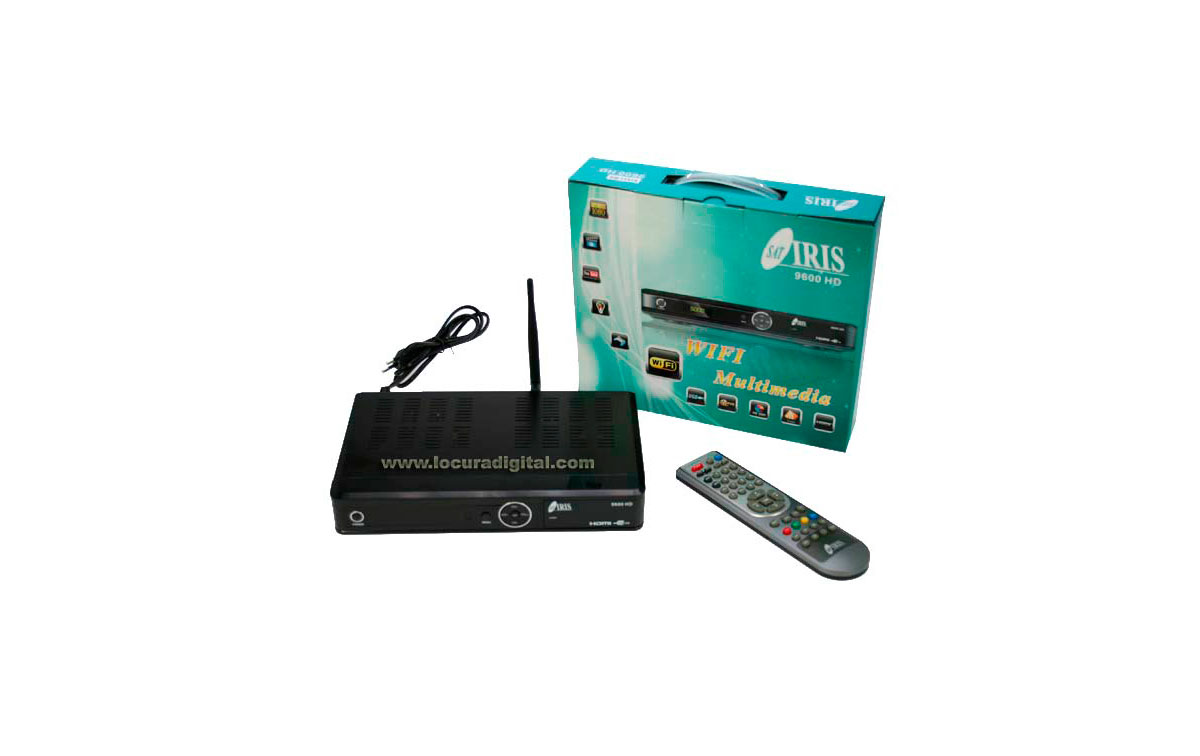 IRIS9600HD IRIS Receptor satélite IRIS 9600HD WIFI. Alta definición HD