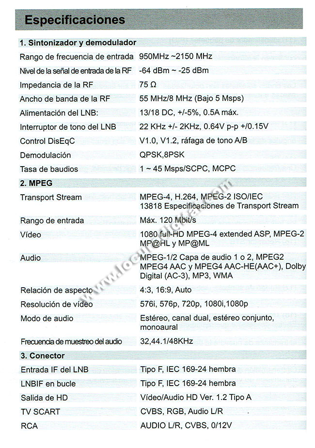IRIS 9900HD - Receptor Digital Sat&eacute;lite HD WIFI
