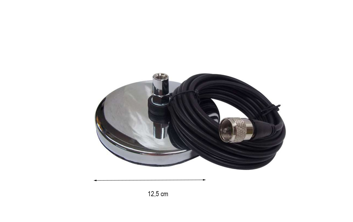 PROCOMM JBC-115 Base Magnética12,5 cm cable 4,5 mts RG-58   PL259