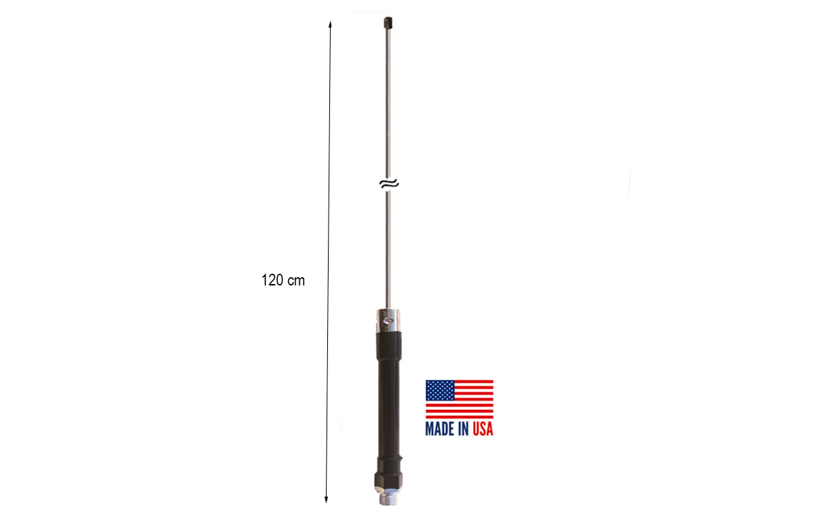 procomm jbc1400 antena rosca 3/8 vehiculo radiante cb27 longitud 120cm