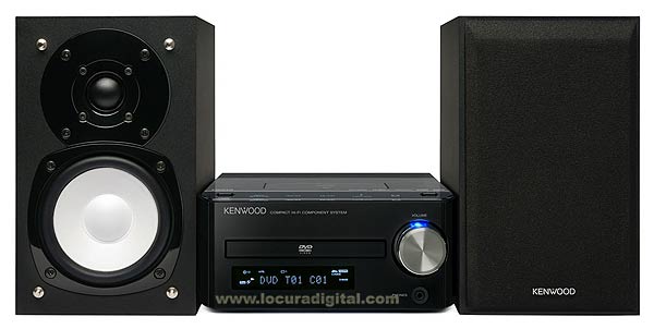 KENWOOD K-821DV Compact System DVD com conex?USB para iPod i