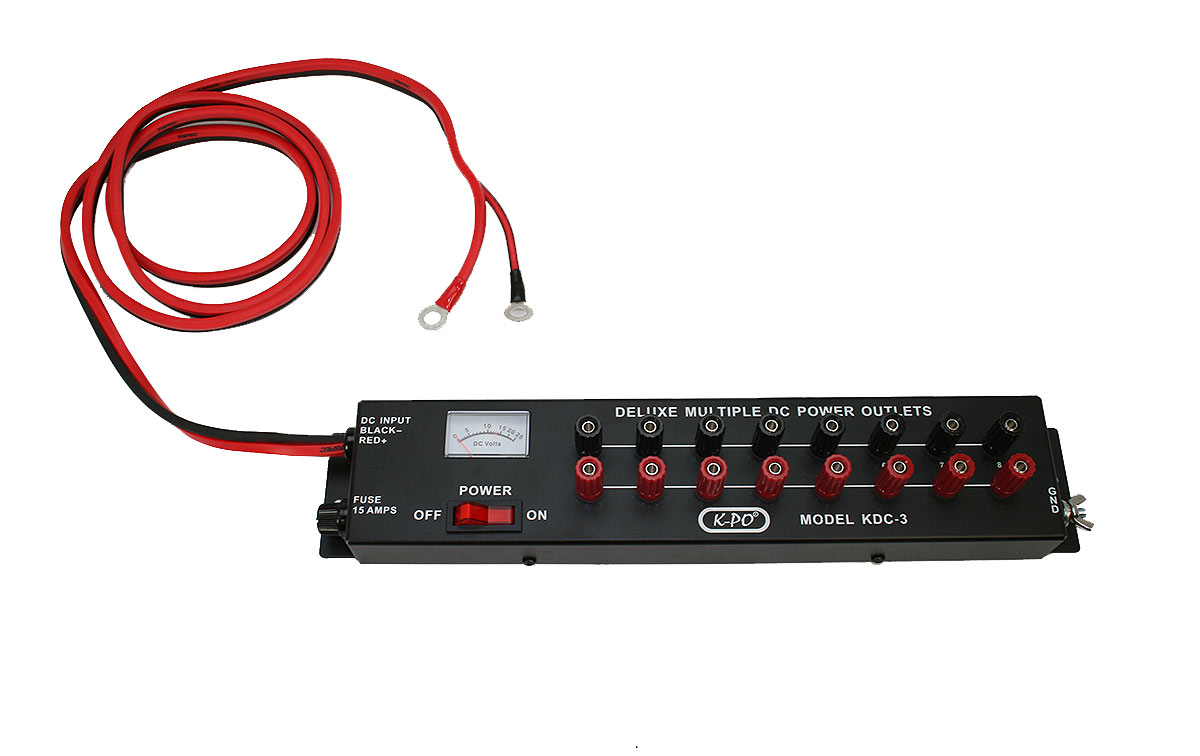 K-PO KDC-3 DC Junction Box with voltage meter / 15 ampere