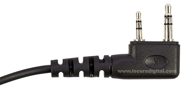 Peltor Cable Peltor Flex FL6U-36 valido para KENWOOD TK-272G / 372G / TK-3130 ProTalk XLS / TK-3131 FreeTalk XLS, TK-220/320, 240/340, 240D/340D, TK208/308, 430/431, 250/350/353, TK260/270, 260G/360G, 360/370, 270G/370G, 248/348, 2100/3100, 2160/3160 ProTalk, 3101 Free Talk XL 2102/3102 ProTalk