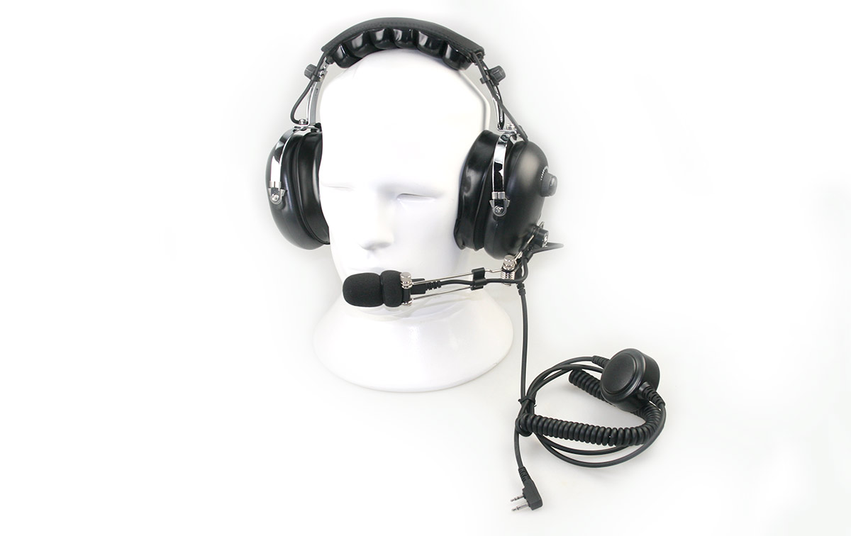 KEP- 1000-DU-S2 Dual Headset with Boom Microphone for Alinco