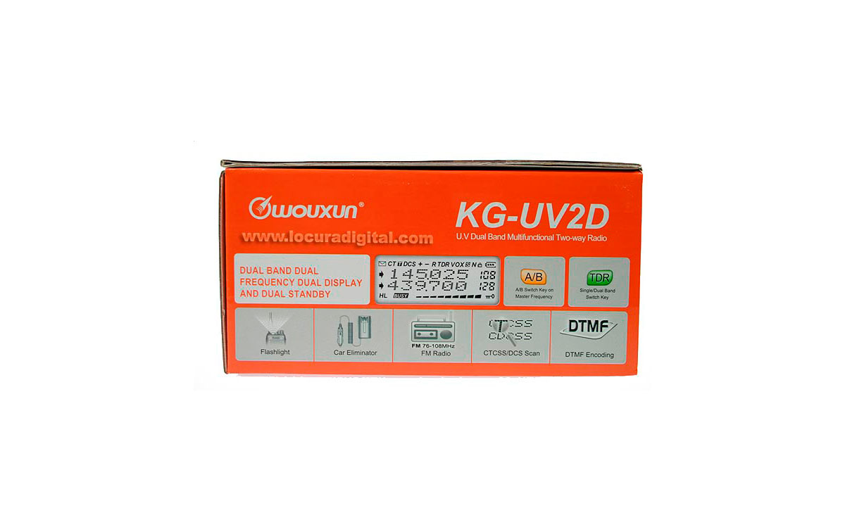 WALKIE WOUXUN KG UV2D 