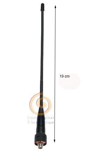 kguvantena wouxun antena vhf144 /430 uhf sma hembra para walkies bibanda.