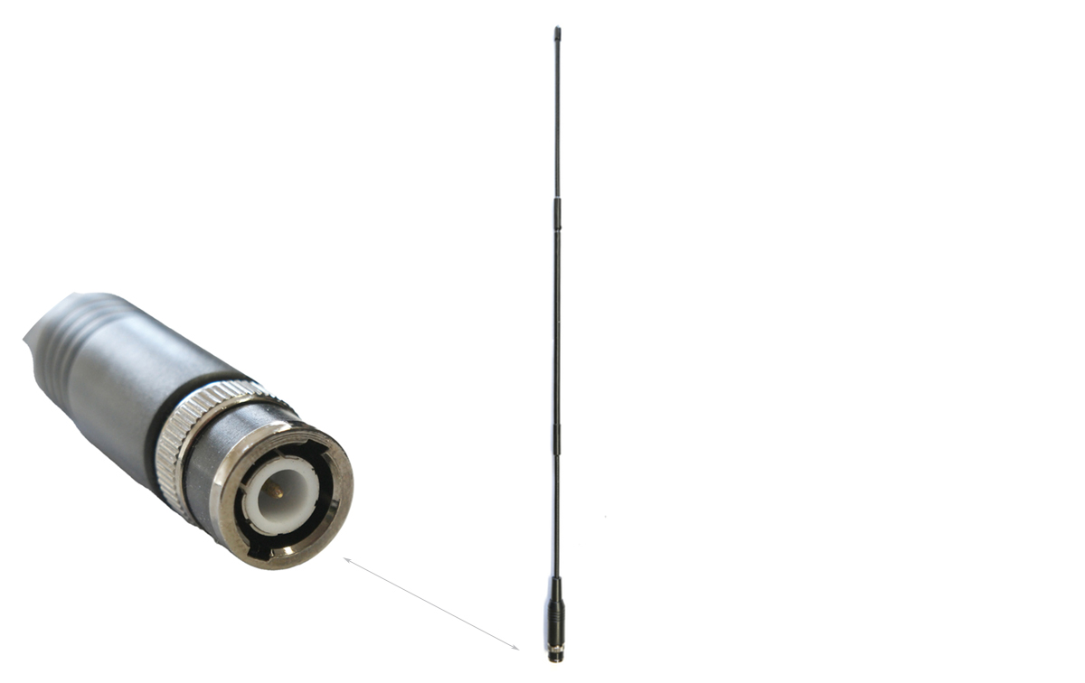 la maas kha-27-flex-bnc es una antena de altas prestaciones diseñada específicamente para walkie-talkies de cb (citizen band) que operan en la frecuencia de 27 mhz. esta antena es compatible con walkie-talkies que tienen un conector bnc. 