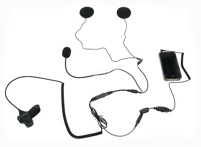 NAUZER KIM55-PHONE. Headset Microphone Kit for mobile phones IPHONE and BLACKBERRY.