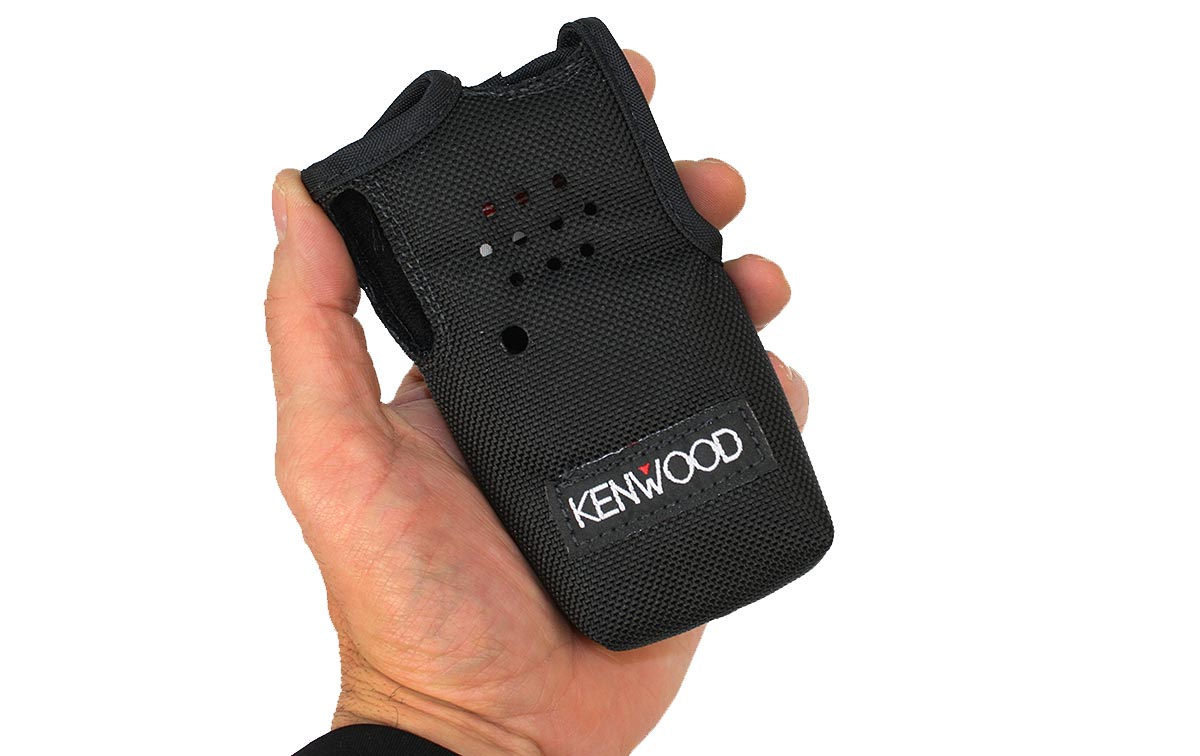 klh-197ncd funda nylon clip original kenwood tk3501e, tk2000, tk3000