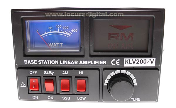 KLV200V RM Amplifier HF a valve 100 watts 26 to 30 Mhz