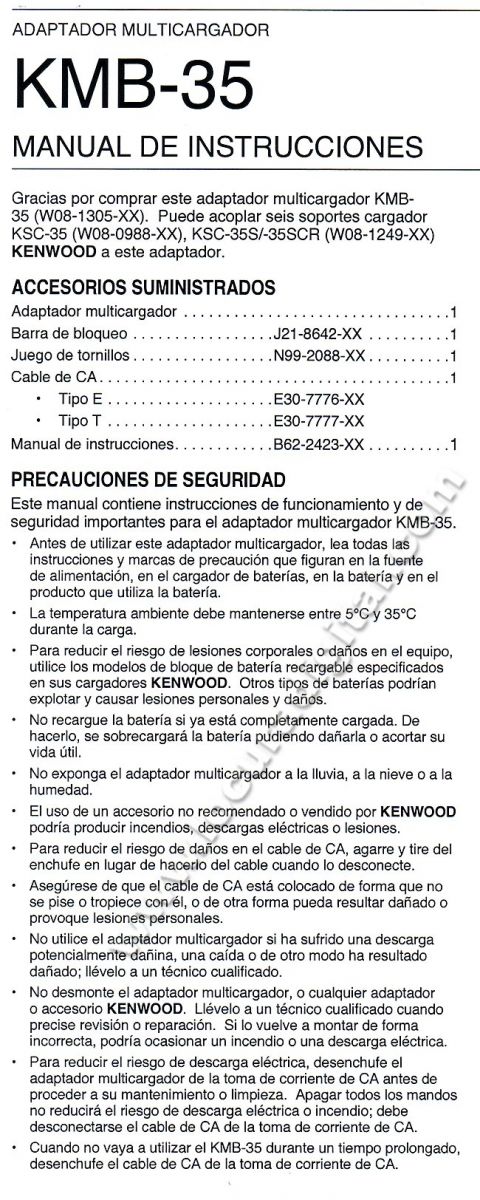 . KENWOOD KMB35