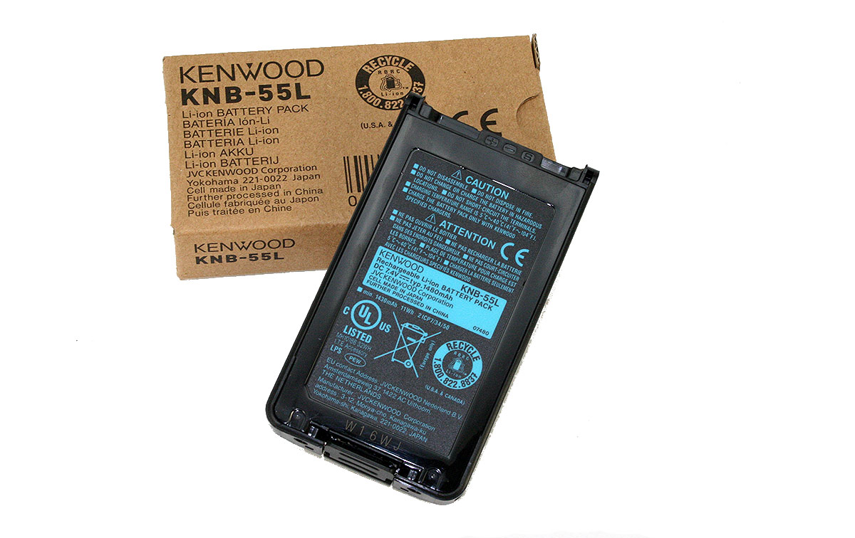 KNB-55L KENWOOD batería LITIO 1.480 mAh .Para los Kenwood TK-2140, TK-3140, TK-2170, TK-3170, TK-2160, TK-3160, TK-2360 ... etc..