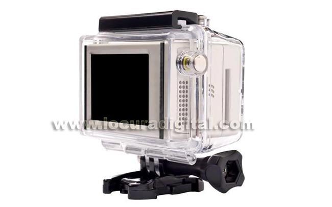 GoPro BAC PAC tela LCD traseira.