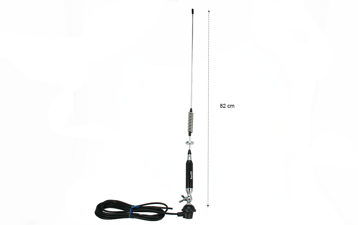 LEMM-Z2000-SP AT-106 Antena móvil CB 27 Mhz. Tipo palomilla 82 cm