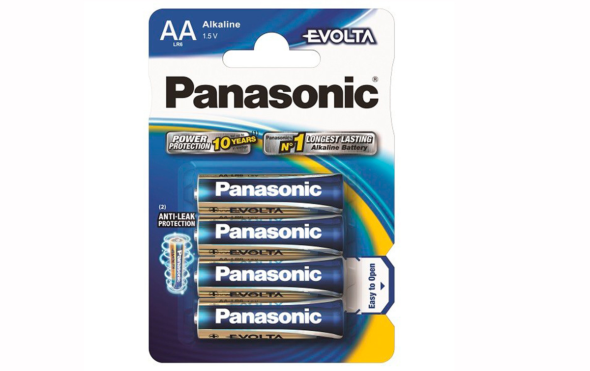 LR6EGE4BP PANASONIC EVOLTA pack 4 pilas Alkalinas. AA (R6)