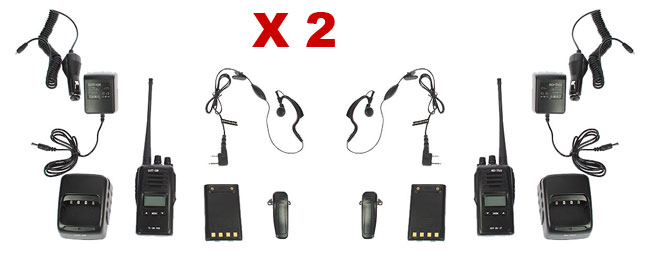 TL-88 PACK DEUX KIT2 WALKIE PMR GRATUIT USAGE PROFESSIONNEL SANS LICENCE 446   2 Pinganillo CADEAU