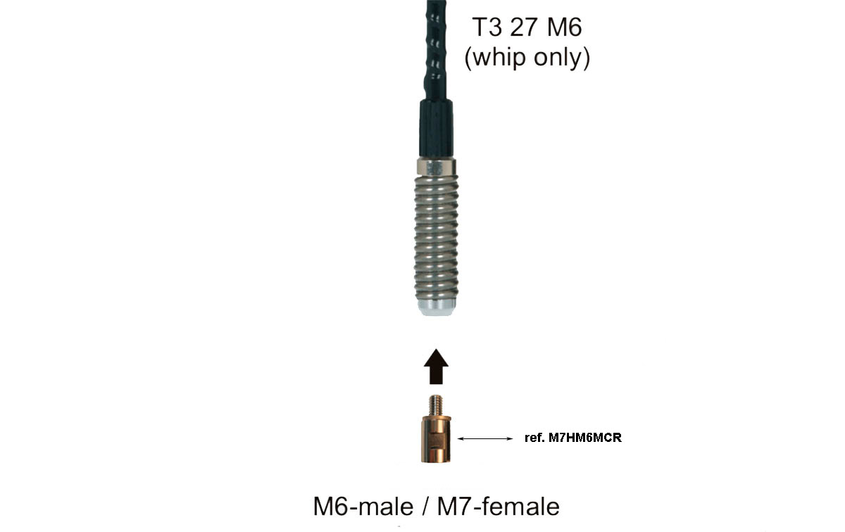 El conector M7 hembra y M6 macho son tipos de conectores utilizados en aplicaciones de radiofrecuencia y comunicación. La combinación de estos dos conectores en un adaptador permite la interoperabilidad entre una antena y un dispositivo, como un transceptor o equipo de comunicación, que utilizan diferentes tipos de conectores.