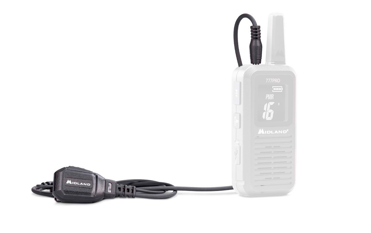 MIDLAND MA21-777PRO Micro-Auricular, pinganillo PTT MIDLAND 777 PRO