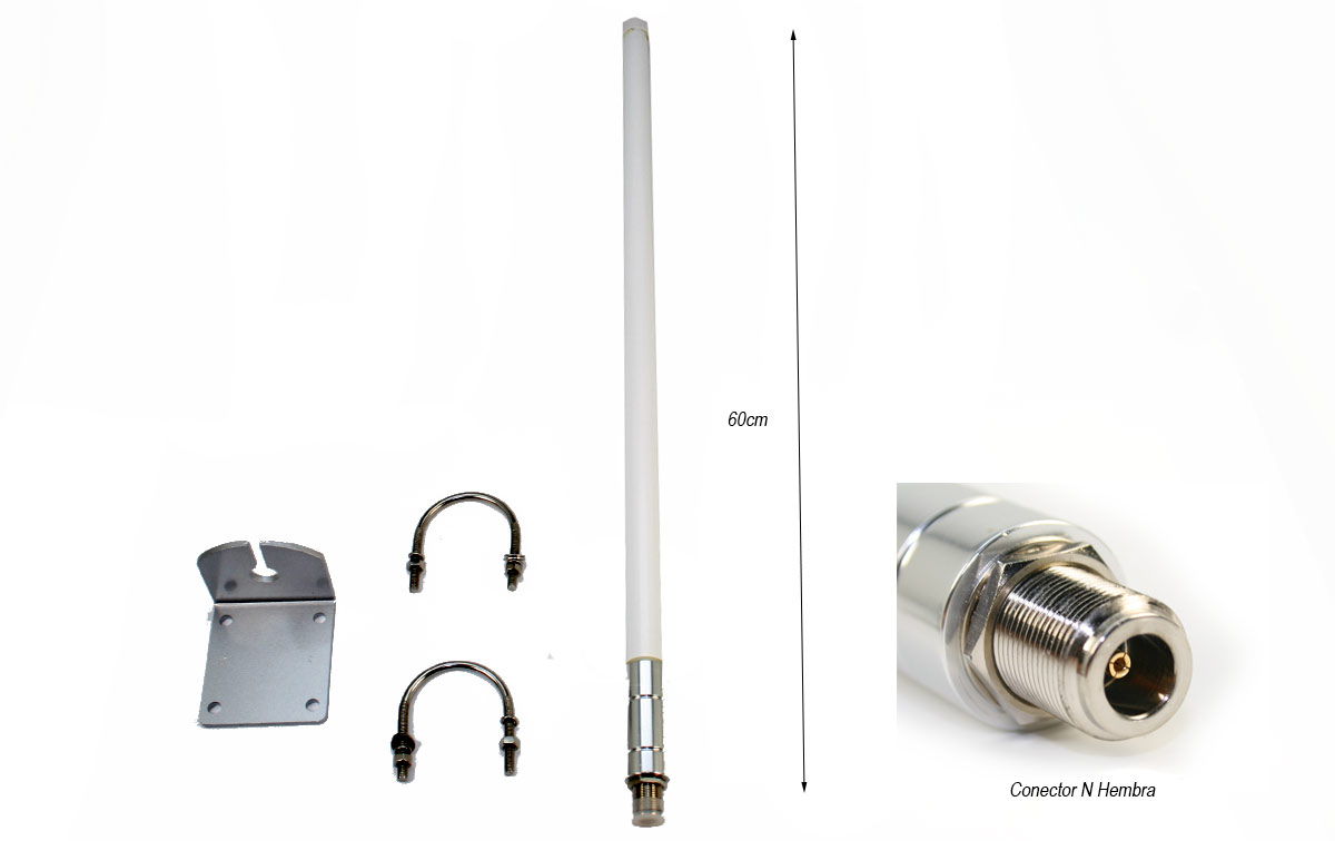 maas l-30 antena base lte 4g - umts 3g - wlan. de 698 a 2700 mhz.