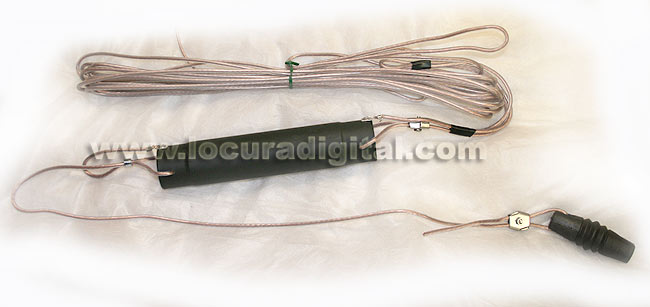 HF Dipole MALCOTT MAD50B5'S 10-15-20-40-80 Meters (total wire length 20 m), 1000 W PEP power
