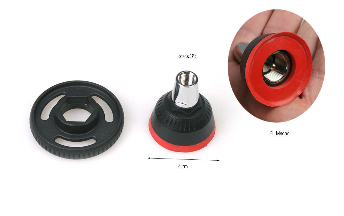 sta base adaptadora es una solución práctica para aquellos que desean utilizar antenas con rosca 3/8 en equipos que utilizan bases tipo PL SO-239. Facilita la adaptación de la antena y asegura una conexión segura para una mejor transmisión y recepción de señales.