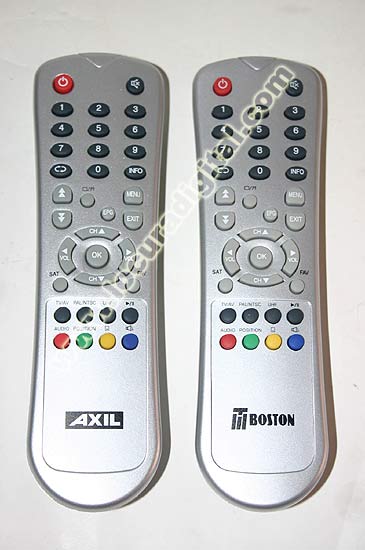 AXILAD600 ORIGINAL AXIL Remote Control for AD 600 and TBOSTON 4500. For the CLASIC and NEW USALS software versions.