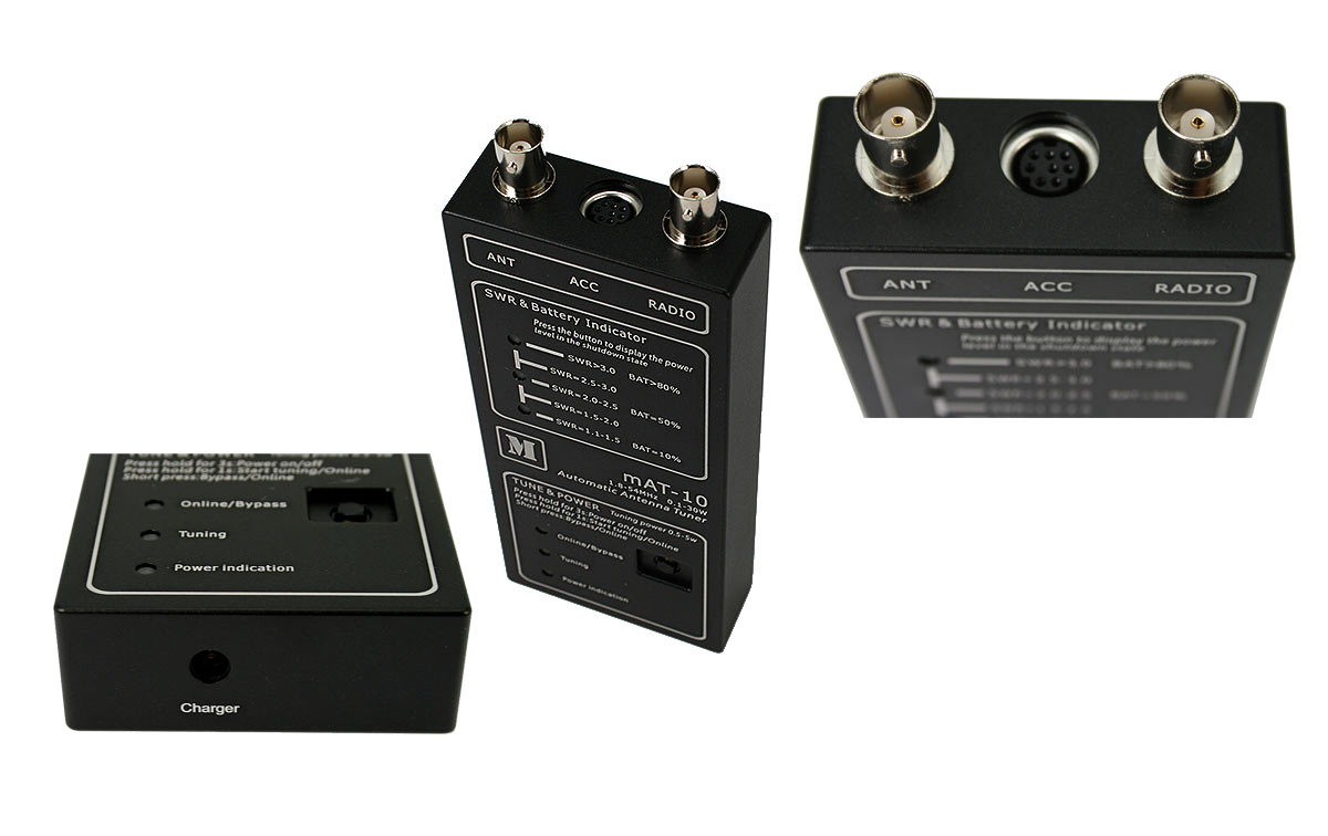 mat-10 sintonizador automático hf 1,8-54 mhz 30 watios yaesu 817/818