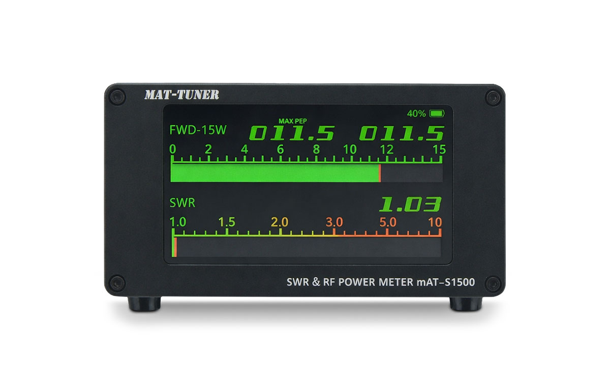 M0306A MAT-TUNER mAT-S1500 SWR&パワーメーター MAT-TUNER MAT-S1500 Highly accurate power meter, wattmeter and SWR