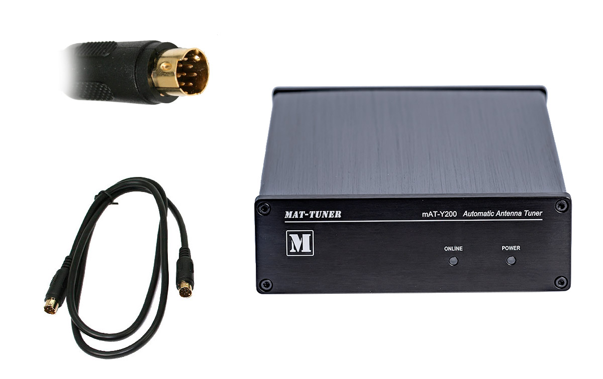el mat-y200 permite el paso de señales de rf de modos digitales de hasta 100 vatios. el mat-y200 tiene un rango de frecuencia de trabajo de 1.8-54mhz y una potencia de rf máxima permitida de 200 vatios.