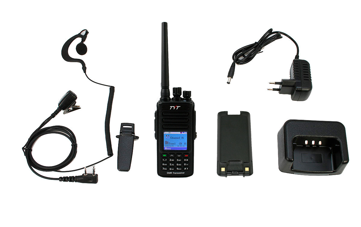 MD390VHF TYT Walkie Profesional DMR-Analógico VHF136-174 Mhz-IP67