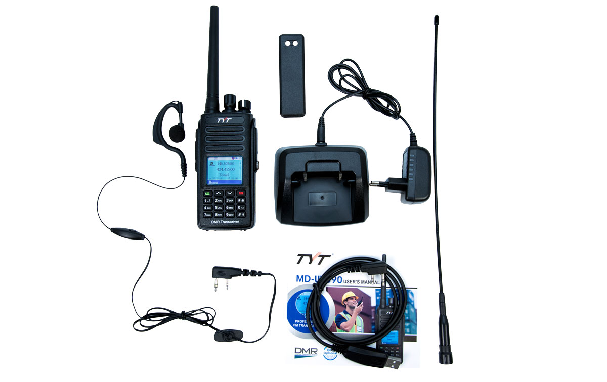 TYT-MD-UV-390 GPS IP67 Walkie Talkie DMR