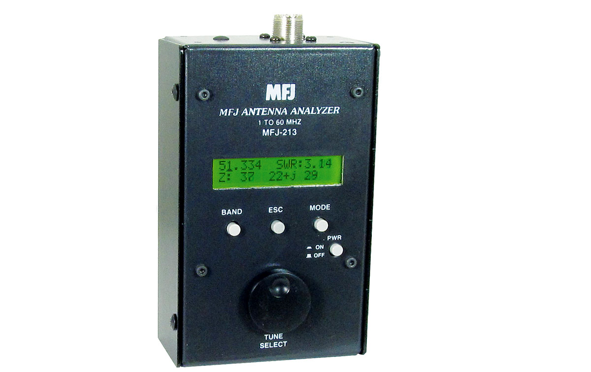 MFJ213 Analizador Antena HF 1,8-60 Mhz